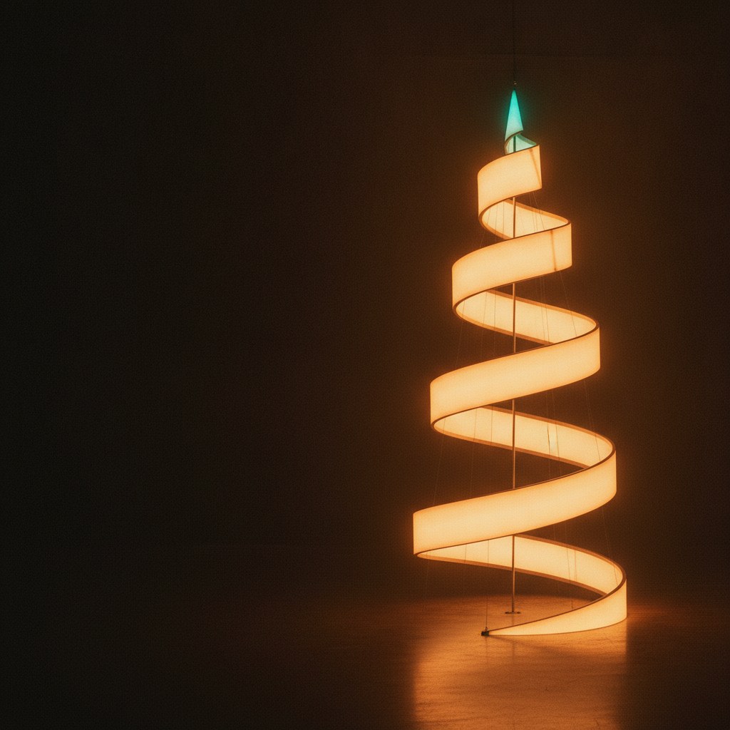 Arte de marca — la espiral de luz de Farol